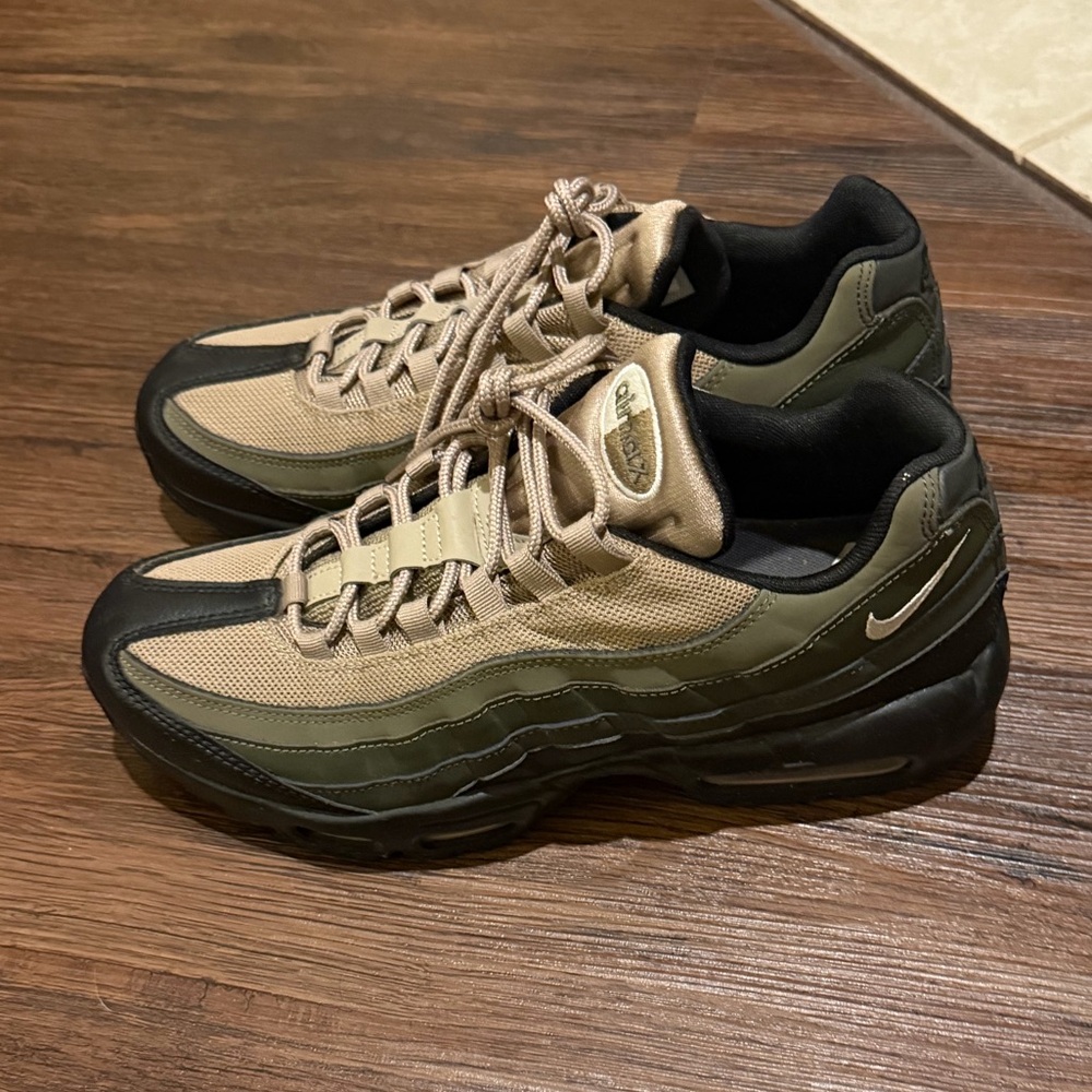 Nike Air Max 95 GS Khaki Sequoia - Picture 5 of 13